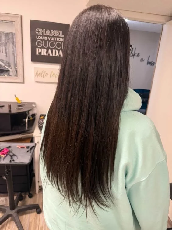Smooth, straight finish from Salon6Esthetics